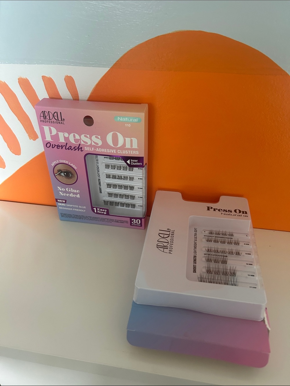 Ardell Press On Overlash Self-Adhesive Clusters - Natural